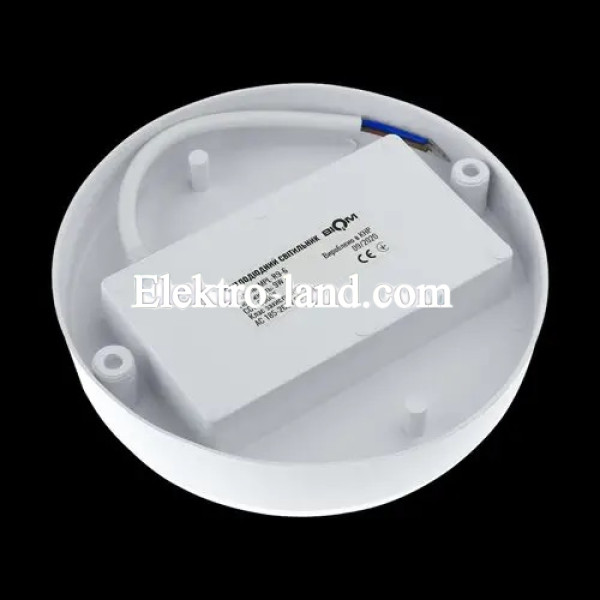 Светильник светодиодный ЖКХ Biom MPL-R12-6 12Вт 6000К, круг